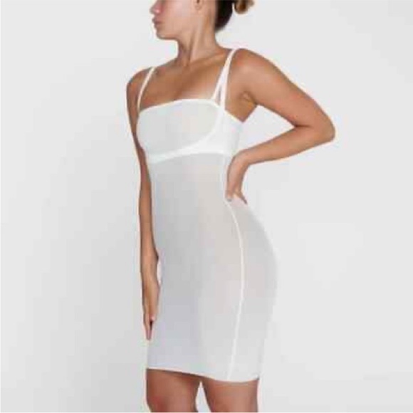 SKIMS Dresses & Skirts - SKIMS SHEER SCULPT DRESS MARBLE 2X